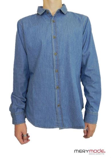 Immagine di camicia in jeans leggera ragazzo  Trez art. cino-490