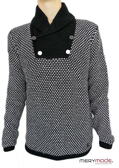 Immagine di MAGLIONE SCOLLO SCIALLATO UOMO GAUDI' art. 721BU53040