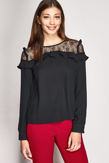 Immagine di Blusa in crepe de chine donna Gaudì art.  721FD45039