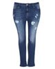 Immagine di Jeans elasticizzati con strappi Curvy art. 6932003