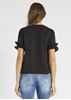 Immagine di Blusa di Gaudi in georgette con rouche art. 911BD45006