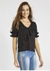 Immagine di Blusa di Gaudi in georgette con rouche art. 911BD45006