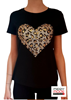 Immagine di T-shirt elasticizzata di Menta fredda art. cuore