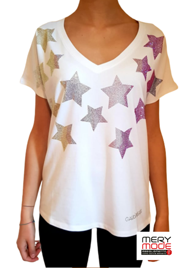 Immagine di T-shirt donna stelle di Gaudi art.011bd64007