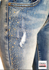 Immagine di Jeans donna skinny Stilosella con strass art. stilostrass