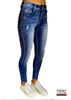 Immagine di Jeans donna skinny Stilosella con strass art. stilostrass