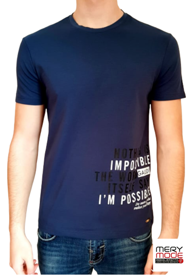 Immagine di T-shirt Uomo Gaudì elasticizzata girocollo  con manica corta art.011BU64071