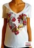 Immagine di T-shirt donna scollo a V  Gaudi art. 011BD64006