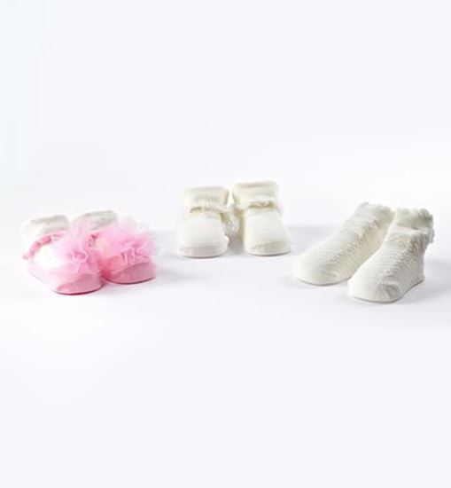Immagine di Confezione tre calzine neonato cotone  iDO art 42922