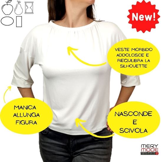 Immagine di T-shirt donna Viscosette art. E313