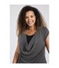 Immagine di Top drappeggiato effetto lucido donna  SPG woman art.21566