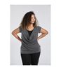 Immagine di Top drappeggiato effetto lucido donna  SPG woman art.21566