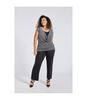 Immagine di Top drappeggiato effetto lucido donna  SPG woman art.21566