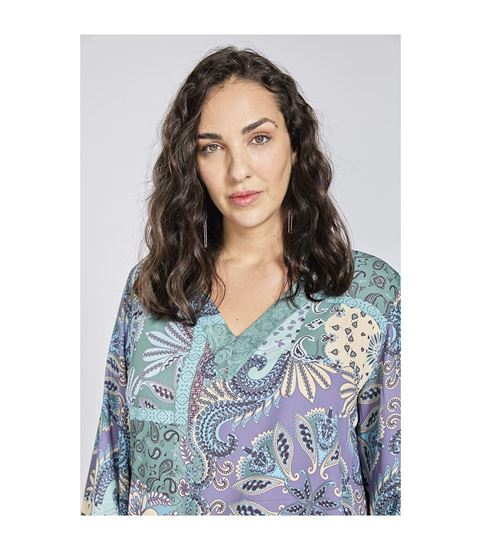 Immagine di Blusa con collo stampata donna  SPG woman art.21541