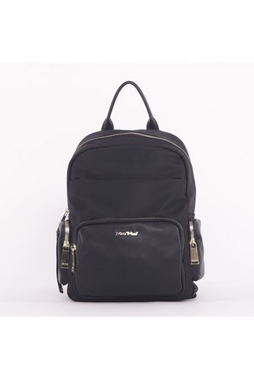 Immagine di Mimi Mua  M8-Y200606 - ZAINO IN NYLON CON DETTAGLI SIMILPELLE