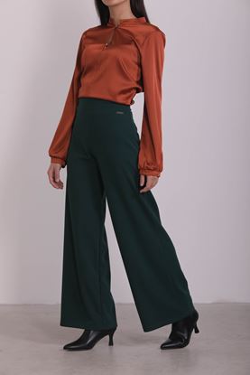 Immagine di MIMI MUA art: MSAH-2540 - PANTALONE A PALAZZO IN CREPE