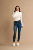 Immagine di Griffai art: DGF3505 JEANS SKINNY BASICO LAV. MEDIO CON SPACCHETTI