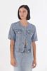 Immagine di mimi mua  art. ZDAI-6453 - GIACCA DI JEANS CON BORCHIE