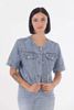 Immagine di mimi mua  art. ZDAI-6453 - GIACCA DI JEANS CON BORCHIE