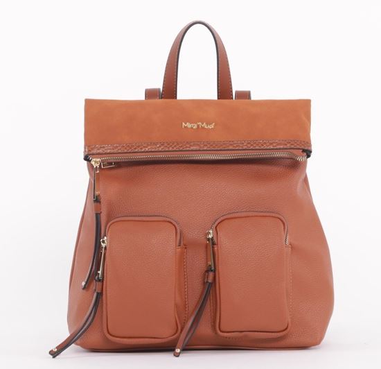 Immagine di Mimi Mua  art:M8-Y200629   - ZAINO CON TASCHE E DETTAGLIO EFFETTO CAMOSCIO