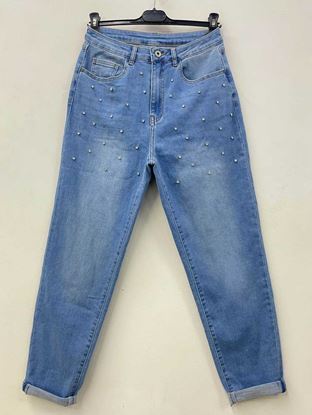 Immagine di Stilosella art: 1352 Pantaloni donna girlfriend  con strass